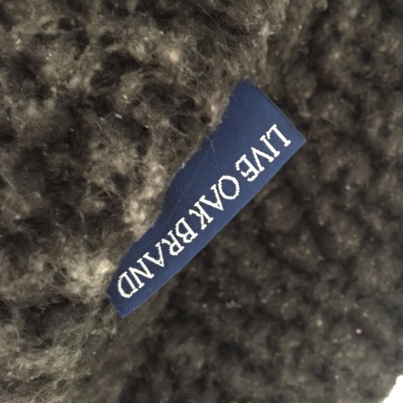 live oak fluffy pullover black fleece size medium - Picture 6 of 6